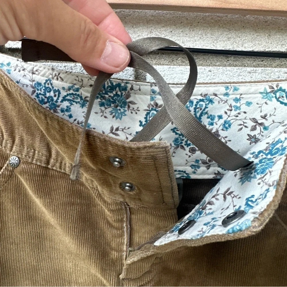 Athleta Ridge Corduroy Skirt Brown Olive Mini 6 Petite Pockets Utility Retro Y2K